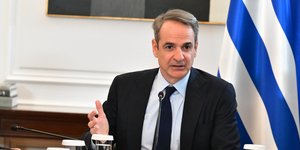 Κυριάκος Μητσοτάκης στο Μέγαρο Μαξίμου