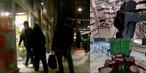 Ακτιβιστές «Ρομπέν των Δασών» έκλεψαν τρόφιμα από σούπερ μάρκετ στο Μόντρεαλ και τα μοίρασαν 