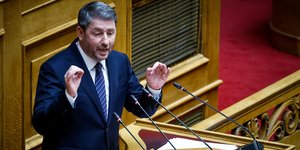 Ο πρόεδρος του ΠΑΣΟΚ, Νίκος Ανδρουλάκης