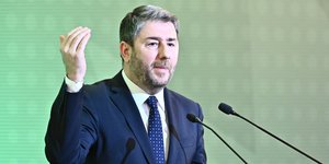 Ο πρόεδρος του ΠΑΣΟΚ, Νίκος Ανδρουλάκης