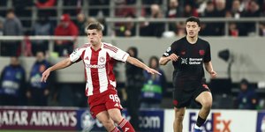 Φάση από το Ολυμπιακός - Λεβερκούζεν