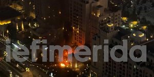 Θραύσματα πυραύλου στην είσοδο ξενοδοχείου στο Παλμ Τζουμέιρα