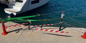 Φθορές στο λιμάνι στο Παράλιο Άστρος