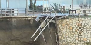 Καταρρέουν κομμάτια του Καναλιού της Αγάπης στην Κέρκυρα λόγω της διάβρωσης