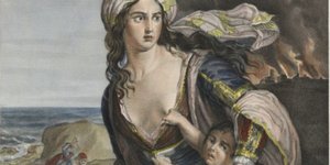 Μεσολογγίτισσα μητέρα με το παιδί της