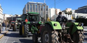 Τρακτέρ στο Σύνταγμα 