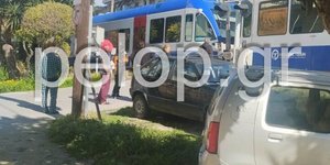 Σύγκρουση Προαστιακού με ΙΧ στην Πάτρα 