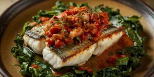 ψαρι με χορτα