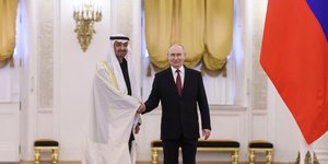 Τηλεφωνική επικοινωνία Πούτιν με τον Μοχάμεντ μπιν Ζαγέντ Αλ Ναχιάν 