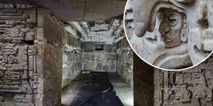 Ο τάφος αποδίδεται στον πολιτισμό των Ζαποτέκων και χρονολογείται περίπου στο έτος 600 μ.Χ. / ΙΝΑΗ 