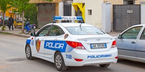 Περιπολικό στην Αλβανία