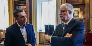 O Κωνσταντίνος Τασούλας συνάντησε σήμερα τον Αλέξη Τσίπρα