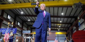 Ο Ντόναλντ Τραμπ σε εκδήλωση στην Τζόρτζια