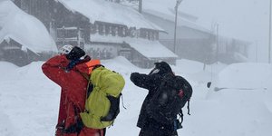 Σκιέρ στο Καστλ Πικ της Καλιφόρνια