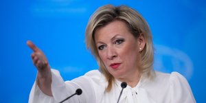 Μαρία Ζαχάροβα, εκπρόσωπος του ρωσικου υπουργείο Εξωτερικών,