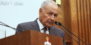 Ο Γενικός Γραμματέας του Αραβικού Συνδέσμου Άχμεντ Αμπούλ Γέιτ