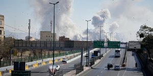 Βομβαρδισμοί στην Τεχεράνη, πρωτεύουσα του Ιράν