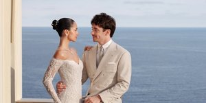 O Charles Leclerc με την σύζυγό του Alexandra