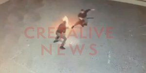 Η στιγμή της έκρηξης του αυτοσχέδιου μηχανισμού σε σχολείο στην Κρήτη