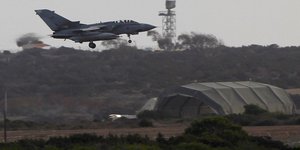 Η βρετανική αεροπορική βάση RAF Ακρωτηρίου στη Λεμεσό της Κύπρου