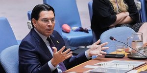 Ο Μόνιμος Αντιπρόσωπος του Ισραήλ στον ΟΗΕ, πρέσβης Ντάνι Ντανόν