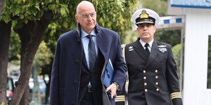 Ο Νίκος Δένδιας στη συνεδρίαση του ΚΥΣΕΑ