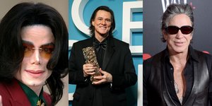 Μάικλ Τζάκσον, Τζιμ Κάρεϊ, Μίκι Ρουρκ