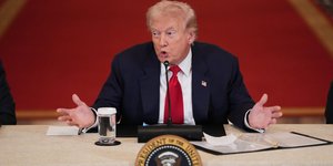 Ο Αμερικανός πρόεδρος Ντόναλντ Τραμπ