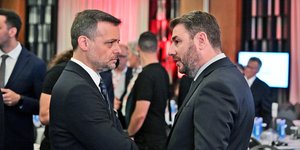 Χάρης Δούκας και Νίκος Ανδρουλάκης