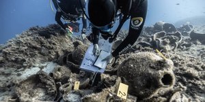 Ενάλιες αρχαιότητες στους Φούρνους Κορσεων 