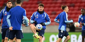 Προπόνηση της Εθνικής Ελλάδας στην Βουδαπέστη