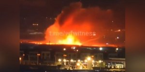 Εκρήξεις και φλόγες σε σημείο που φαίνεται πως είναι αμερικανική βάση στο Ερμπίλ, στο βόρειο Ιράκ