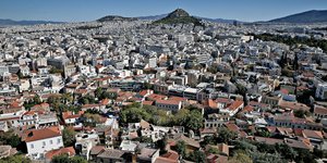 Θέα της Αθήνας από την Ακρόπολη