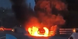 Φωτιά σε όχημα εν κινήσει