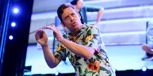 Ο ηθοποιός Γιάννης Σαρακατσάνης 