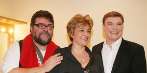 Σταμάτης Κραουνάκης, Κατιάνα Μπαλανίκα, Γιώργος Μαρίνος/ NDP Photo Agency