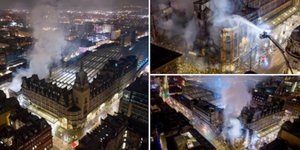 Εικόνες από τον σιδηροδρομικό σταθμό της Γλασκώβης