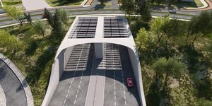 Ψηφιακή απεικόνιση της υπογειοποίησης της Λ.Ποσειδώνος 