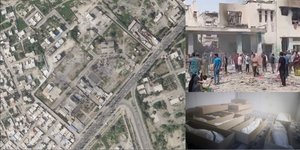 Το βομβαρδισμένο σχολείο στην πόλη Μινάμπ του Ιράν