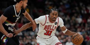 Ο Τζέιντεν Άιβι σε μία από τις λιγοστές εμφανίσεις του με τους Μπουλς