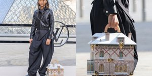 Ο Τζέιντεν Σμιθ στην επίδειξη μόδας του οίκου Louis Vuitton στο Παρίσι με τσάντα - κουκλόσπιτο