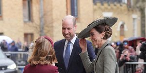 Η Κέιτ Μίντλετον και ο Πρίγκιπας Γουίλιαμ φτάνουν στον καθεδρικό ναό του Καντέρμπουρι