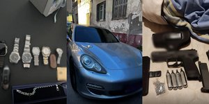 Ρολόγια, αυτοκίνητα και όπλα κατασχέθηκαν από τα μέλη του κυκλώματος