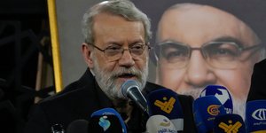 O γραμματέας του ανώτατου συμβουλίου Εθνικής Ασφαλείας του Ιράν, Αλί Λαριτζανί 