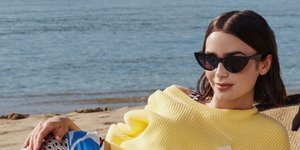 Η Λίλι Κόλινς στην καμπάνια γερμανικής εταιρείας που γυρίστηκε σε Πετράλων και Νέα Μάκρη