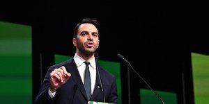 Ο Μανώλης Χριστοδουλάκης στο 4ο Συνέδριο του ΠΑΣΟΚ 