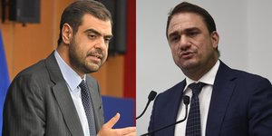 Ο Παύλος Μαρινάκης και ο Κώστας Τσουκαλάς