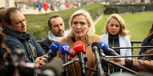 Η επικεφαλής της γαλλικής ακροδεξιάς, Μαρίν Λεπέν