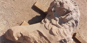 Τμήμα μαρμάρινου λέοντα εντοπίστηκε στους Φιλίππους 