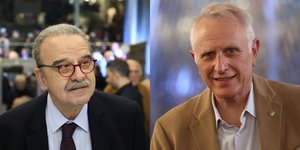 O Γιάννης Μαντζουράνης και ο Γιάννης Ραγκούσης